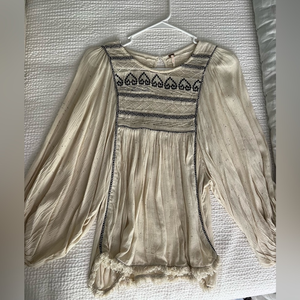 Free People Long Sleeve Blouse